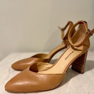 Lucky Brand Leather Closed Toe Heel